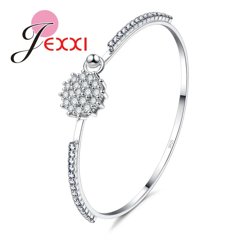 

Luxury Shiny CZ Bridal Wedding Bracelet Fashion Jewelry Girls Beautiful Bangles Accessories For Party Wholesale
