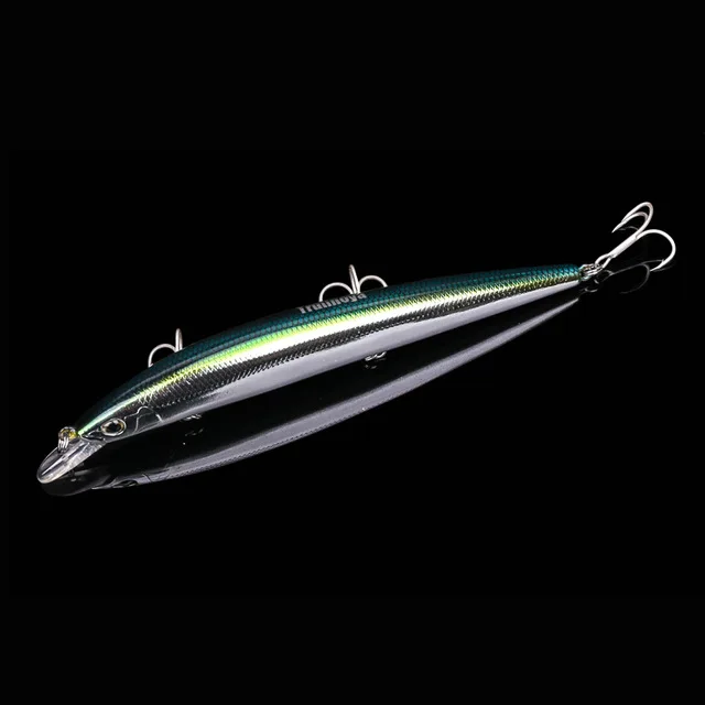 DW31B Trulinoya DW31 гольян 129 мм 14,8 г морской бас рыболовные приманки Приманка Три якоря крючок - Цвет: DW31B