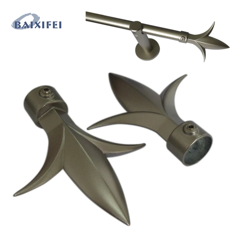 D16 мм декоративный карниз для штор маленькая грушевидная листья Аксессуары