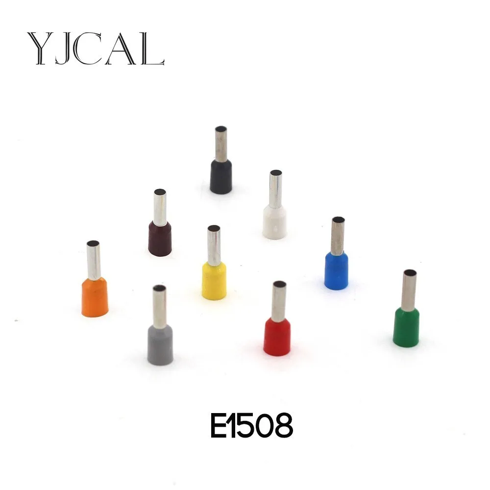 E1508 1000 шт. обжимные наконечники для изолированного шнура магнитных 0 75 мм2