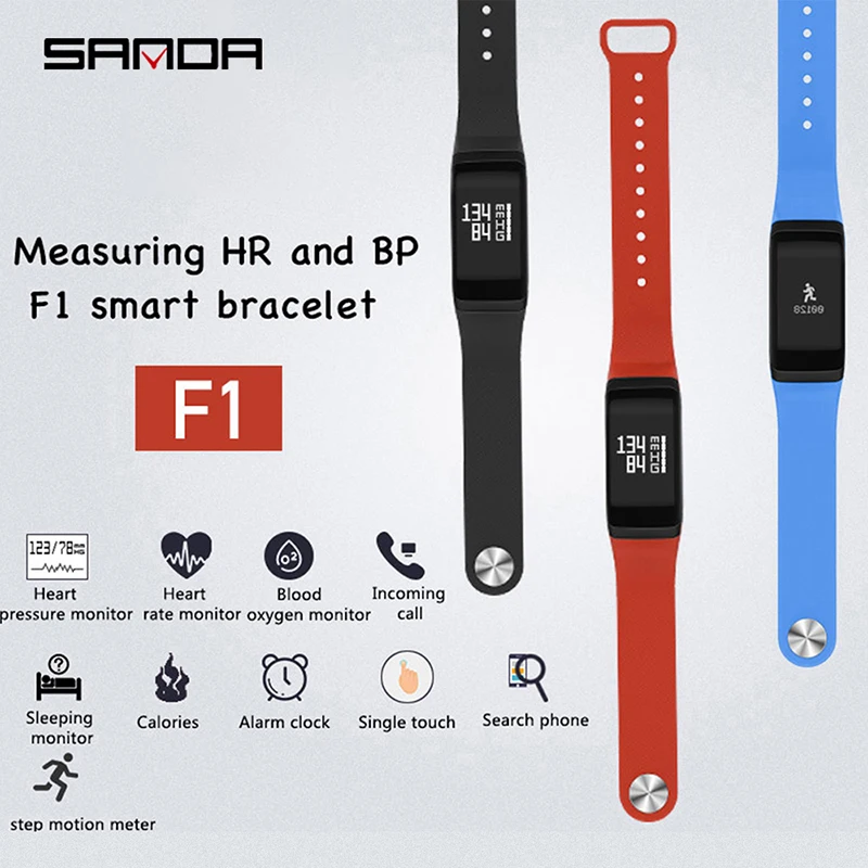 Смарт часы SANDA мужские с пульсометром тонометром и Bluetooth|Мужские электронные