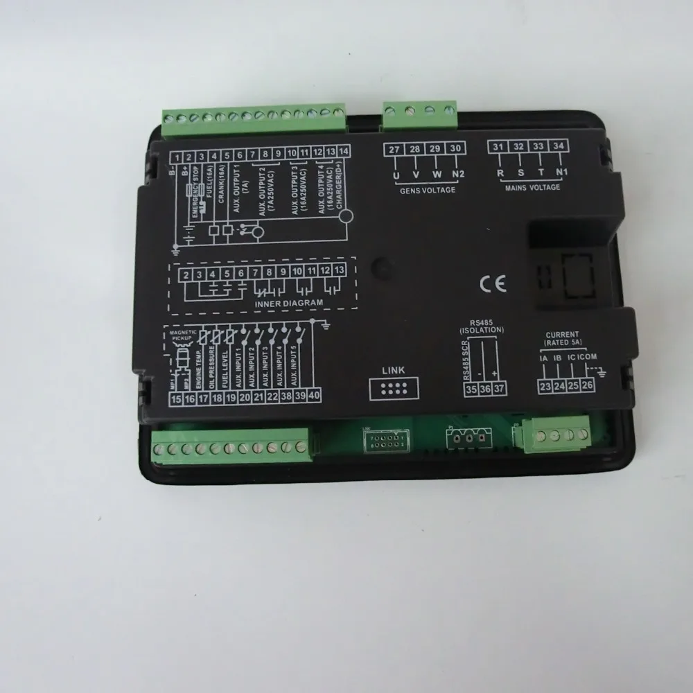 Кигер 6110U AMF дизель генерирующий набор контроллер. ЖК контроллер клеммной