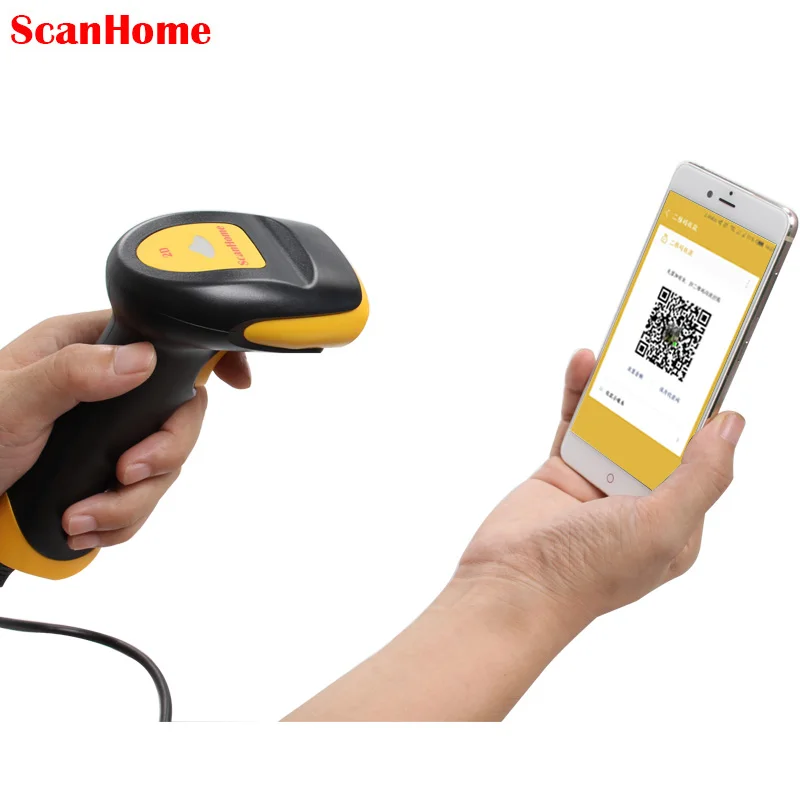 ScanHome SH410 2D проводной сканер электронный платёжный код Экспресс WeChat сканирующий