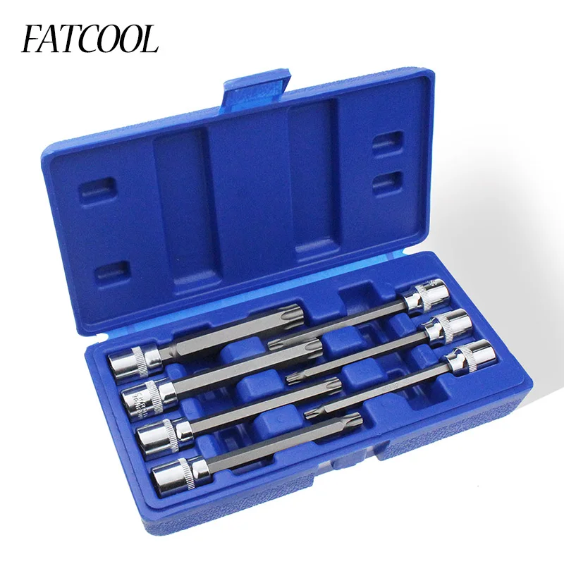 Набор торцевых головок FATCOOL комплект из 7 насадок Torx 3 /8 &quot с приводом|wrench set|torx wrench