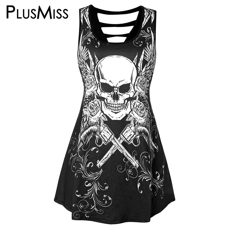 PlusMiss размера плюс 5XL сексуальный вырез открытая спина топы на бретельках Летняя