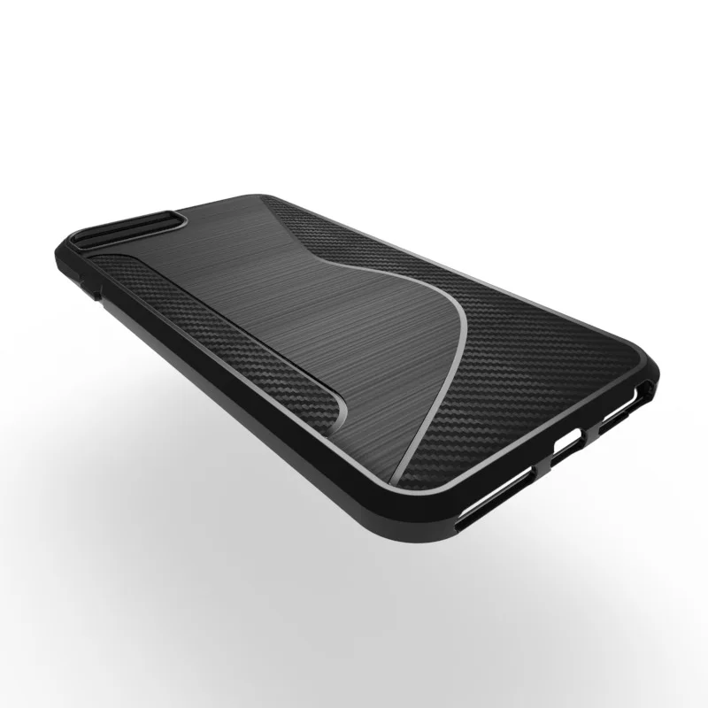 Черный противоударный Противоскользящий чехол из ТПУ для iPhone 6 Plus/6S Plus/7 Plus/8 Plus