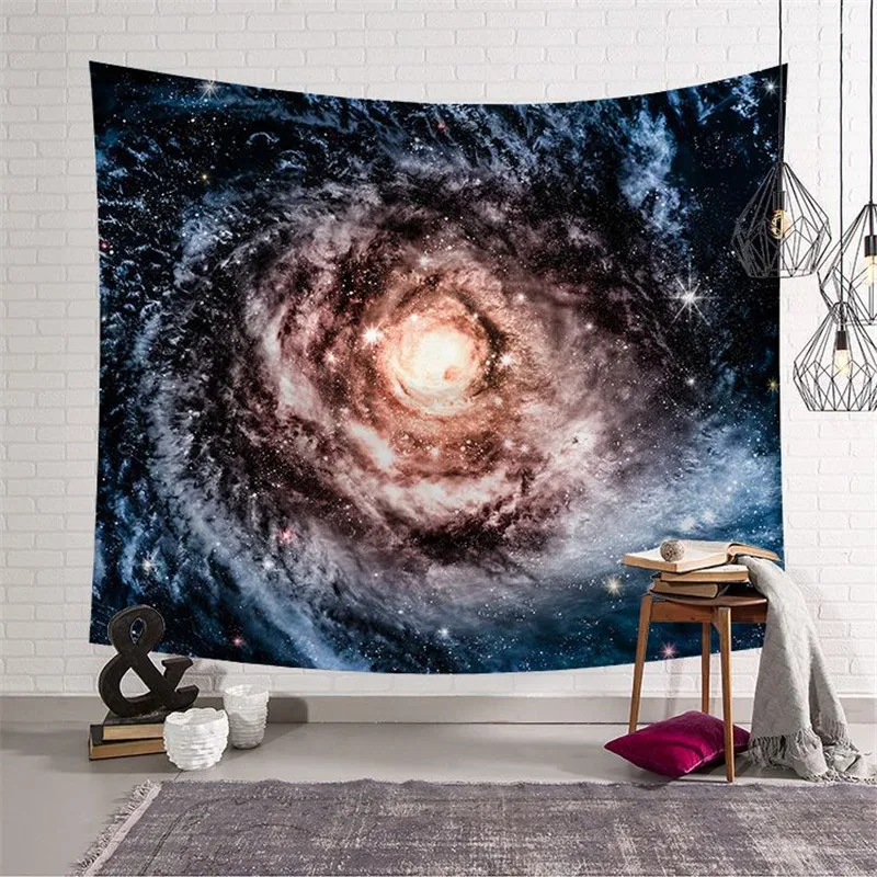The Eye of Storm Galaxy New Design 3D Printed Tapestry Wall Hanging Decor Hippie Yoga Mat Beach Throw | Дом и сад