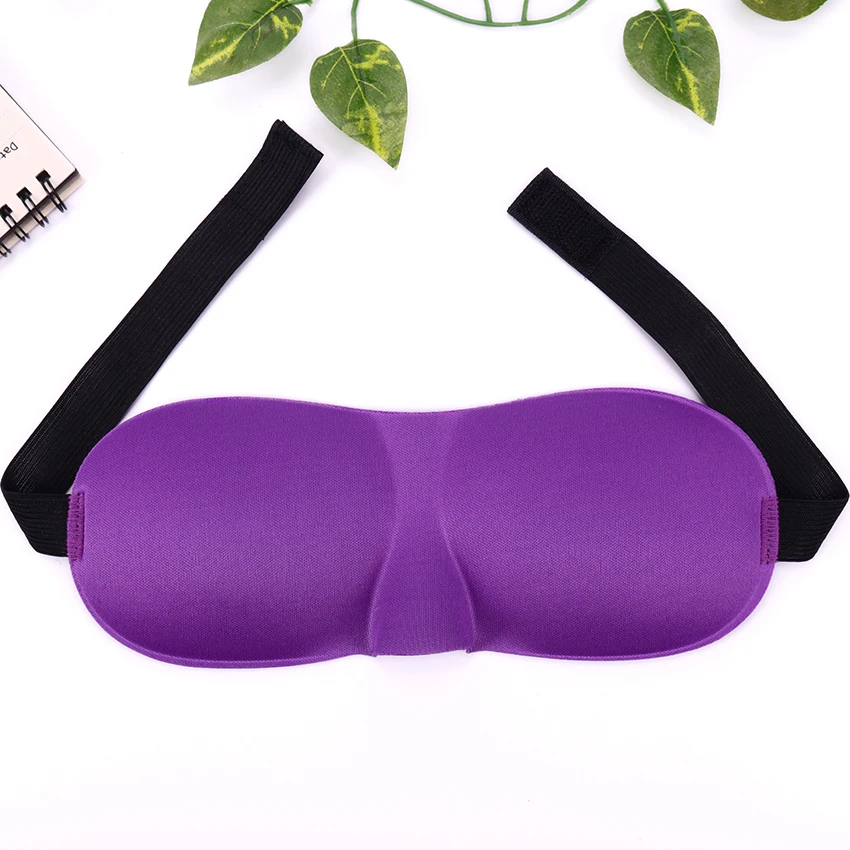 Мягкая переносная дорожная маска для ухода за глазами 3D сна натуральная глаз