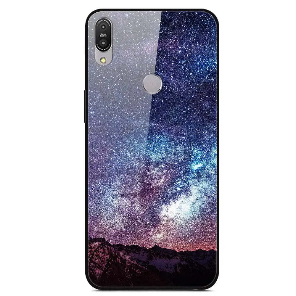 10 Для ASUS Zenfone Max Pro M1 ZB601KL ZB602KL чехол из закаленного стекла с изображением планеты космос, стеклянный чехол на заднюю панель Для Zenfone Max Pro M1 ZB602K - Цвет: 10