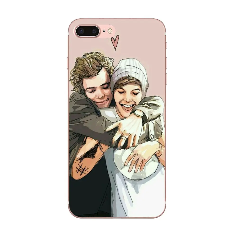 TPU чехол для мобильного телефона One Direction Harry Styles Lovely Apple iPhone X XS Max XR 4 4S 5 5C 5S SE 6 6S 7 8 Plus