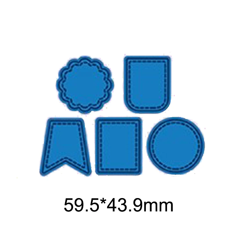 Геометрическая фигура круг квадратной резки Трафарет DIY карты Альбом делая