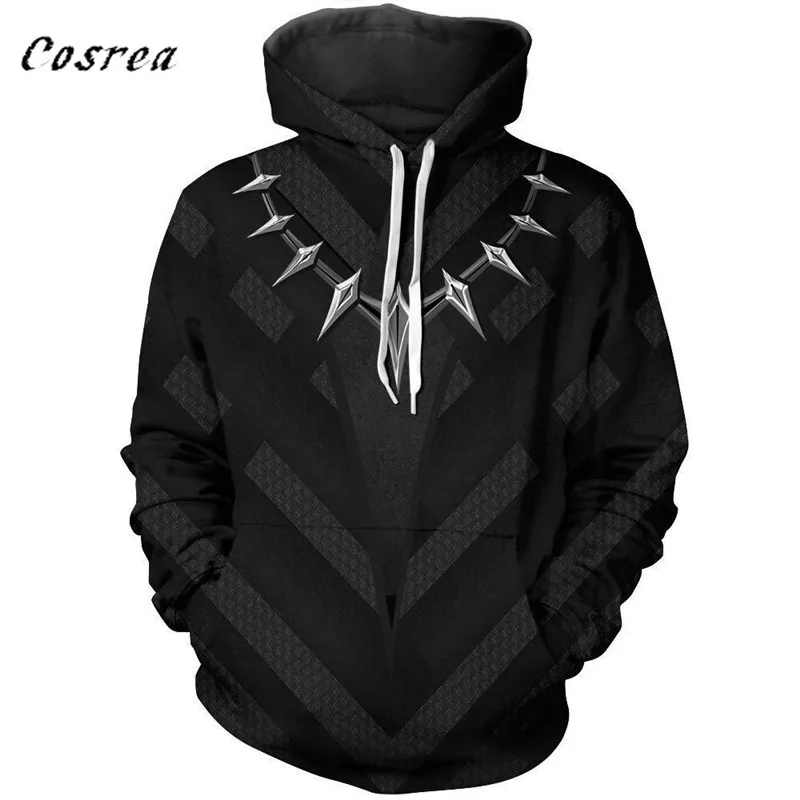 Костюм для косплея черной Пантеры по мотивам фильма Endgame пальто куртка свитер