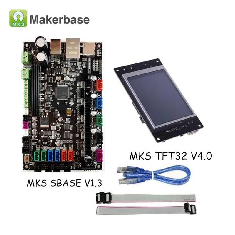 3D принтеры Запчасти гладкая Управление плата MKS SBASE V1.3 32 битных платформ Smoothieboard с