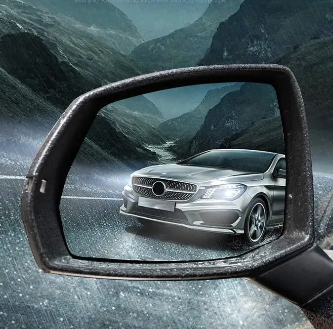 

Car Rearview Mirror Protective Film Anti Fog Membrane Waterproof Rainproof Sticker Film For Volkswagen MK2 Tiguan 2017 2018