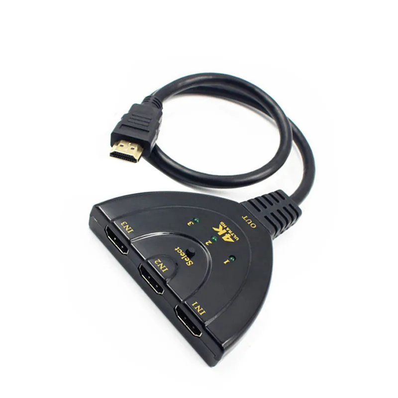 3X1 4K * 2K HDMI сплиттер 3 порта Коммутатор адаптер конвертер для XBOX 360 PS3 PS4 Android HD TV 1080P 4K|