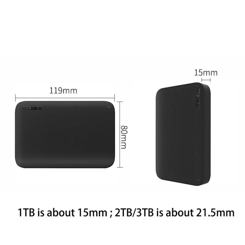 Toshiba жесткий диск 1 ТБ 3 HDD 2 5 внешний USB Disque Dur Externe HD USB3.0 диск|Внешние жесткие диски| |