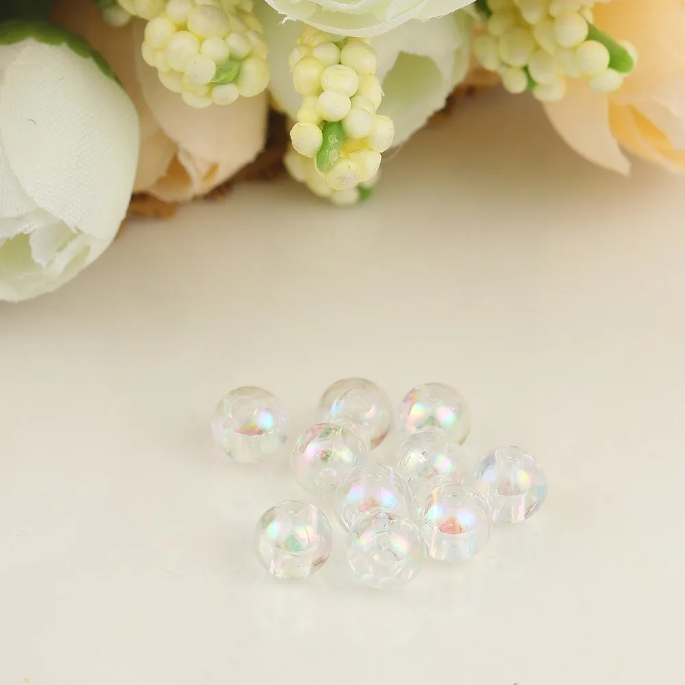 DoreenBeads Φ розовый AB Радужный цвет цветная фурнитура для творчества диаметр около 6