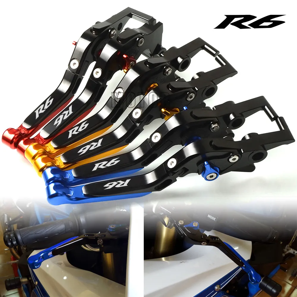 Мотоцикл складной для Yamaha R6 2017 2018 R 6 CNC алюминиевые регулируемые складные