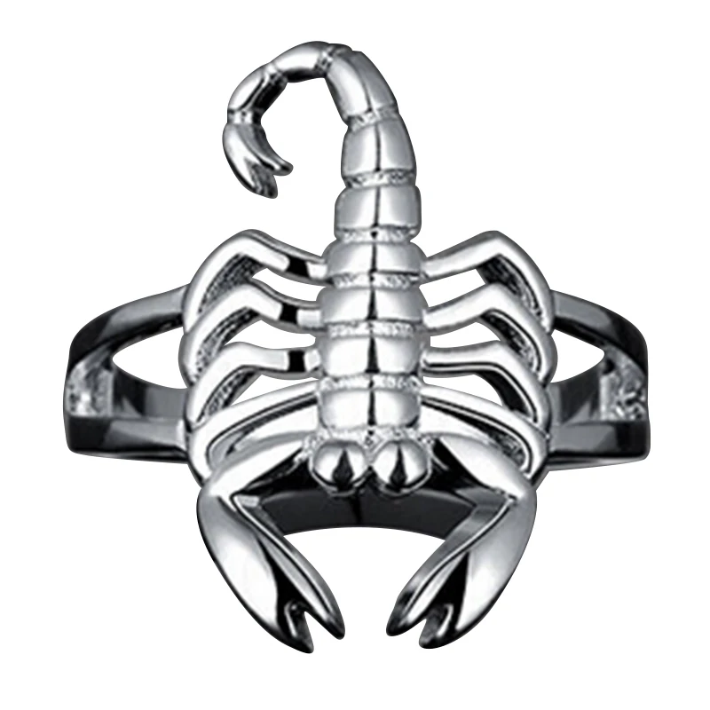 Meetcute новое предложение Крутое серебряное кольцо со скорпионом для мужчин и
