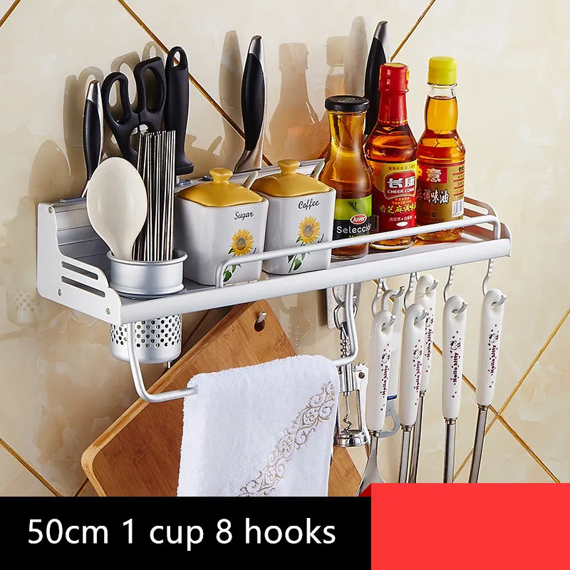 Новый портативный алюминиевый кухонный стеллаж кухонная посуда крюк для