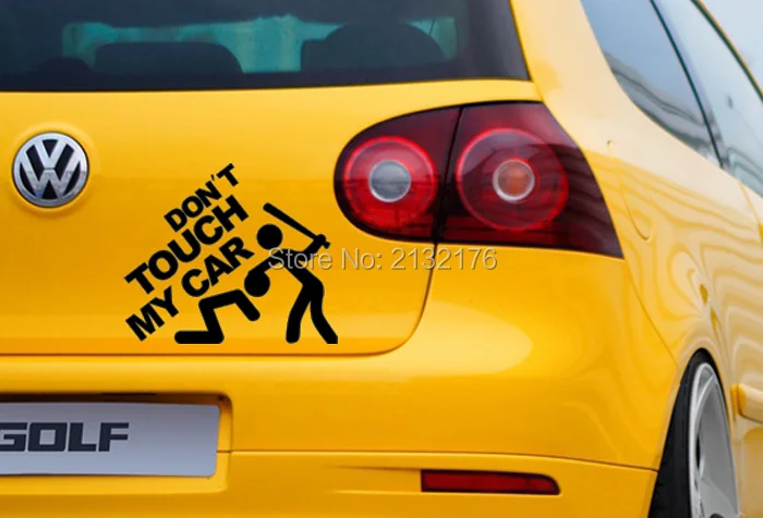 Зоны Tech Don't touch мой автомобиль 6 &quotЗабавные автомобиля магнита премиум качества