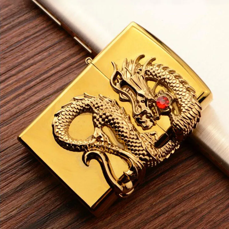 Зарядка через usb Двойной Дуговая зажигалка, ветрозащищенная для творческих личностей светильник с драконами человек электрический импульс металлическая зажигалка подарок - Цвет: 4
