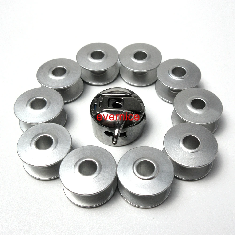 Bobbin Case + 10 Bobbins для Juki Lk 1850 Bartacking Machine Ams 12A 210A 212A|Швейные инструменты и аксессуары| |