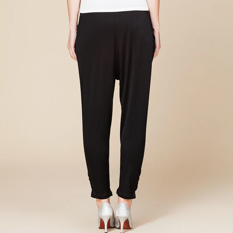 Вязаные шаровары из натурального шелка летние повседневные штаны для ног