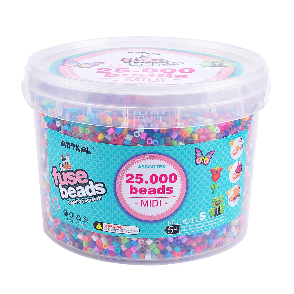25000 шт бисер Artkal набор ковша Забавный ювелирный Perler Хама Бусы|perler hama beads|perler hamahama