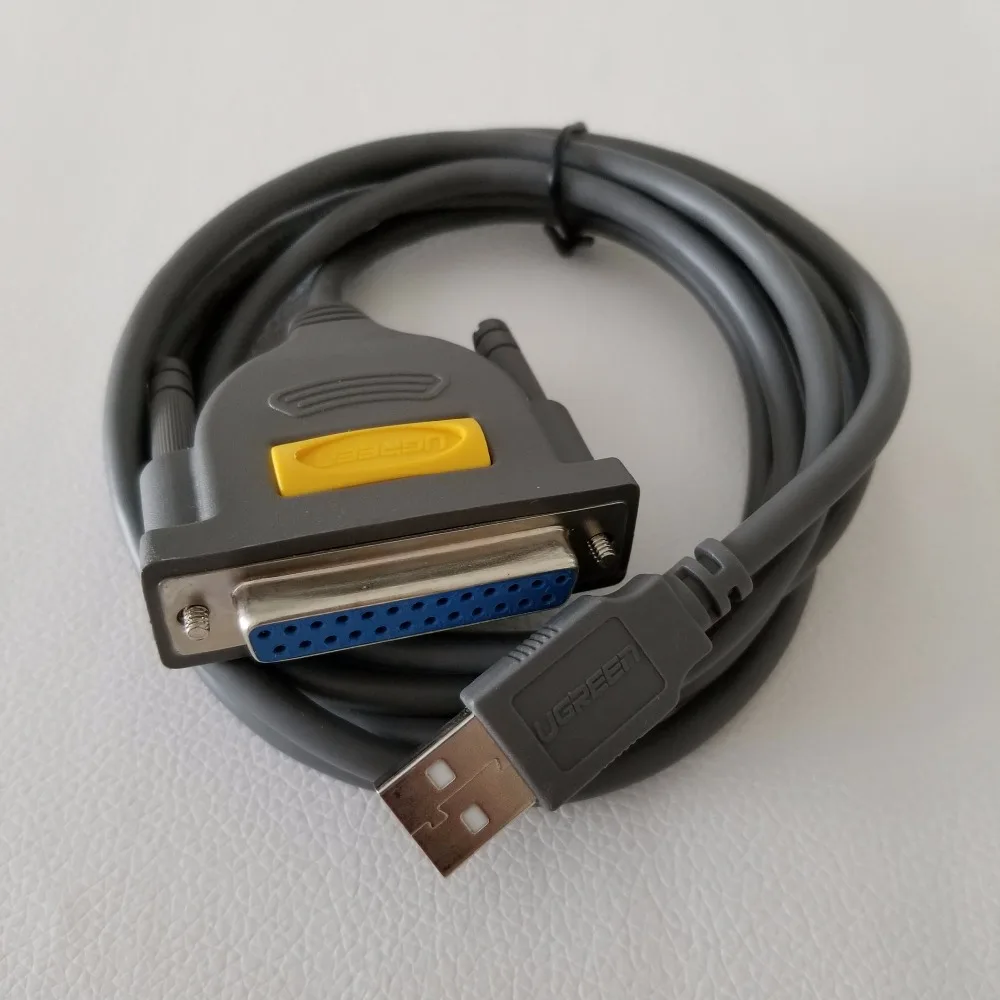 DB25 25Pin к USB параллельный порт печати данных удлинитель Женский мужскому для