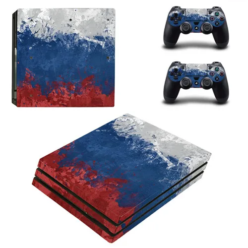 KYSP4P-0911 Пользовательский дизайн PS4 Pro кожа Виниловая наклейка, стикер для консоли sony Playstation 4 и 2 контроллера PS4 Pro Наклейка кожи s - Цвет: KYSP4P-0911