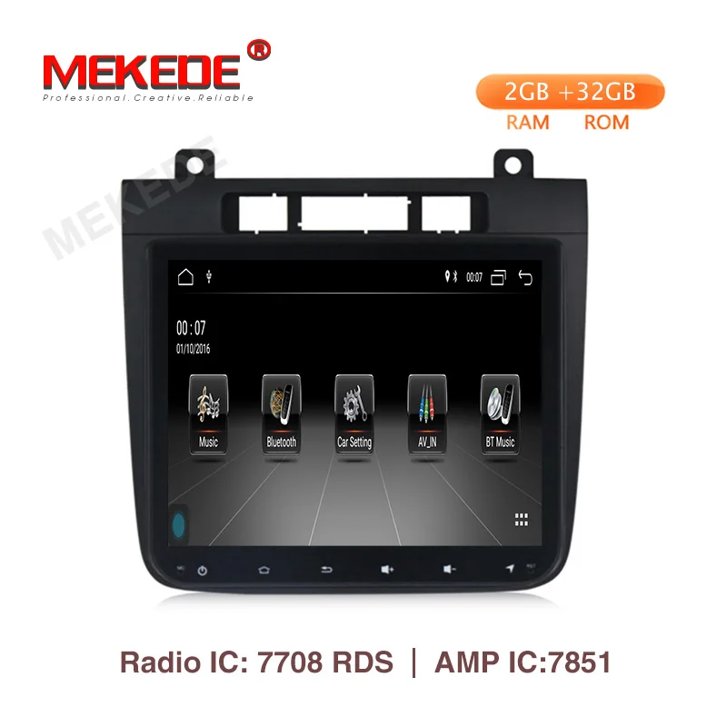 Автомобильный мультимедийный плеер MEKEDE 8 4 дюйма Android 9 1 Din DVD GPS для VW Touareg 2012 2013 2014