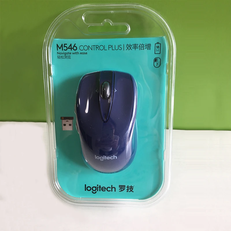 Беспроводная мышь Logitech M546 для игрового ноутбука геймерская мини 1000 точек/дюйм