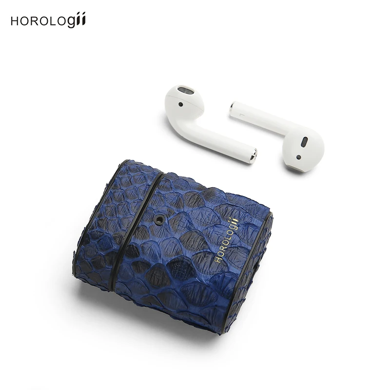 Horologii бесплатно на заказ airpod чехол из кожи питона роскошные кожаные аксессуары Прямая поставка подарочная упаковка