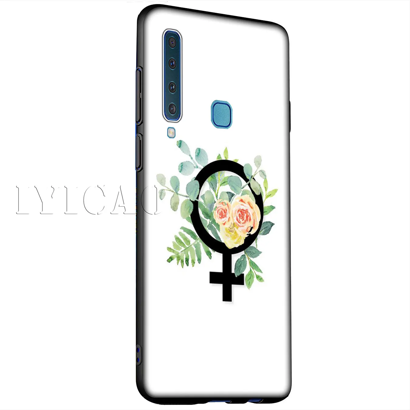 IYICAO розовый Феминистская Кулак Символ Мягкий силиконовый чехол для samsung Galaxy A6