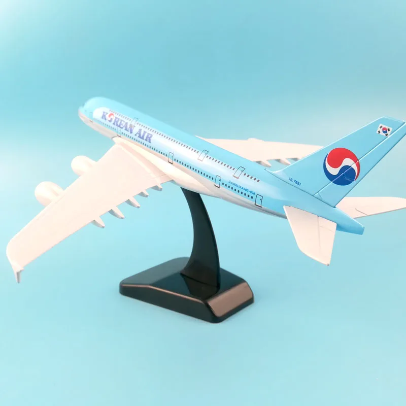 Самолёты AIR PASSENG 20 см A380 Корейская модель из металлического сплава игрушечные
