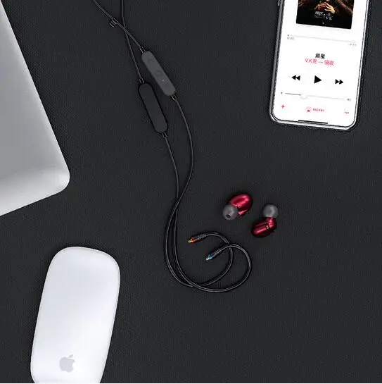 FiiO RC BT беспроводной Bluetooth спортивный aptX AAC с микрофоном Стандартный MMCX кабель для