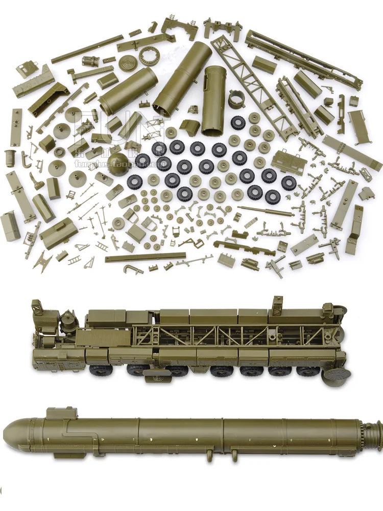 1/72 4d сборная Военная S-300 система баллистических ракеток SA-10 Grumble RT-2PM Topol Diecasts модель грузовика набор строительных игрушек