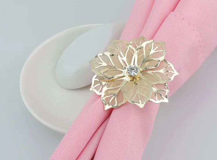 2 шт./лот роскошное украшение для стола кольца держатель салфеток западное