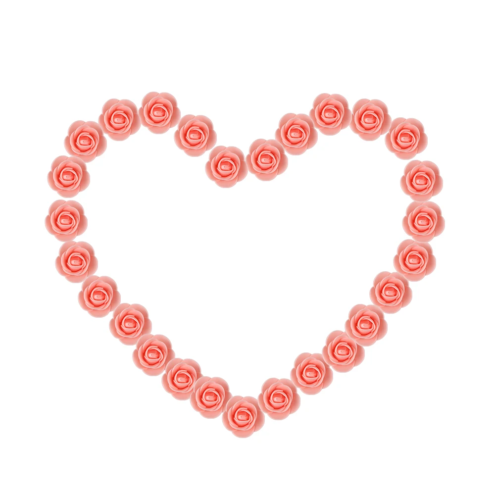 100 шт./компл. разноцветные искусственные цветы искусственная пена скрапбукинг