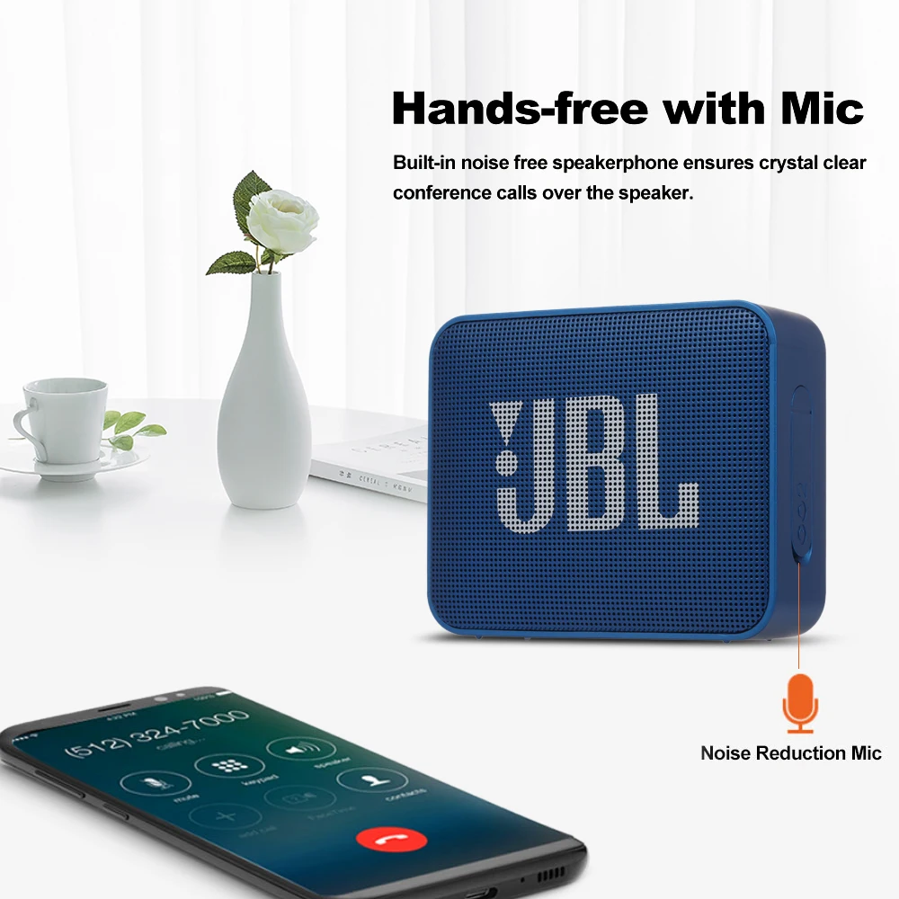 JBL Bluetooth динамик GO 2 музыка Bluetooth маленький динамик s аудио сабвуфер Портативный Открытый мини динамик Go2 мощный микрофон