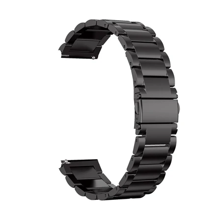 Для Xiaomi Huami Amazfit Stratos 2 2 S 3/pace металлический ремешок 22 мм ремешок для часов Amazfit GTR 47 мм ремешок для huawei Watch GT GT2 сталь - Цвет: Black metal
