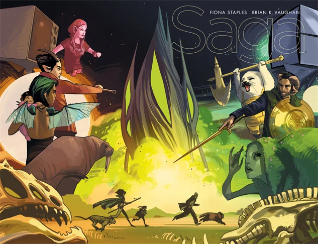 Saga Sci Fi Comics обои плакат декоративный DIY Настенная картина холст наклейки домашние