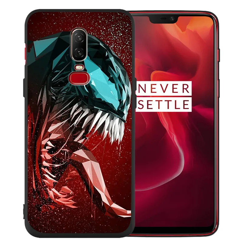 H1284 Мститель Марвел Джокер Веном капитан для One plus 5 5T One plus 6 6T чехол для телефона Funda Coque Etui capa черный узор оболочка - Цвет: H1284