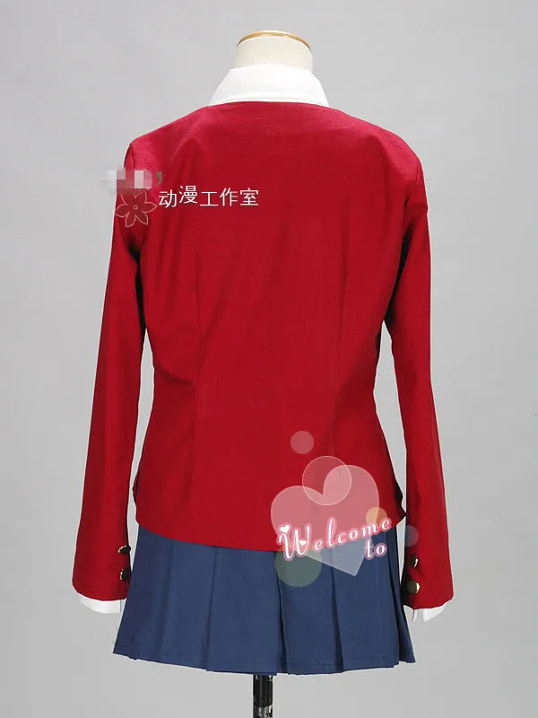 

[Customize] Anime! TIGER DRAGON Aisaka Taiga School Uniform Cosplay Costume For Women Free Shipping