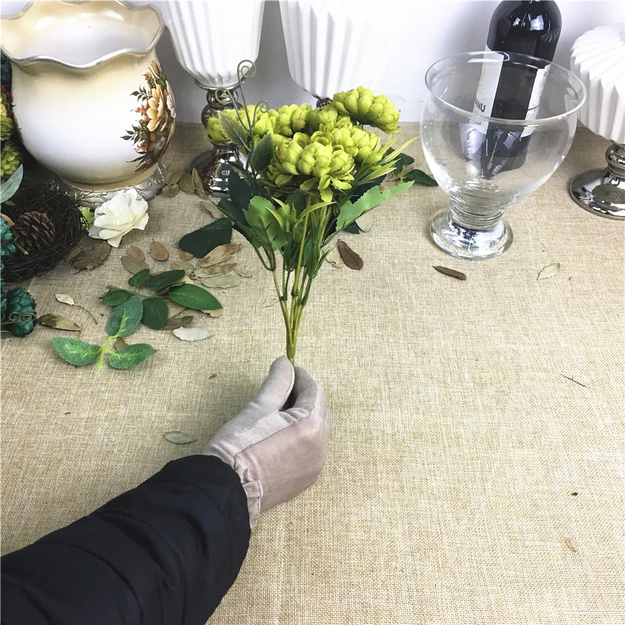 Европейский календулы малый комплект Искусственные цветы Хризантема