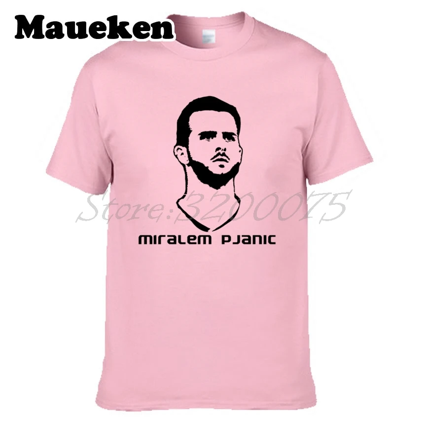 Мужская футболка Miralem Pjanic 5 одежда в боснийском стиле Футболка мужская для