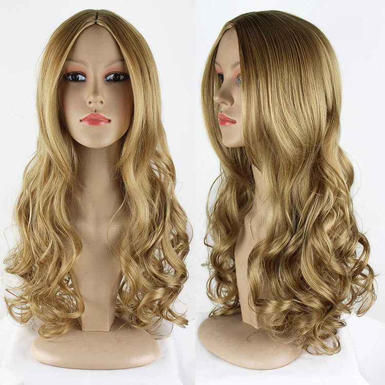 Женщины Принцесса длинные волнистые синтетические волосы Хэллоуин Рождество