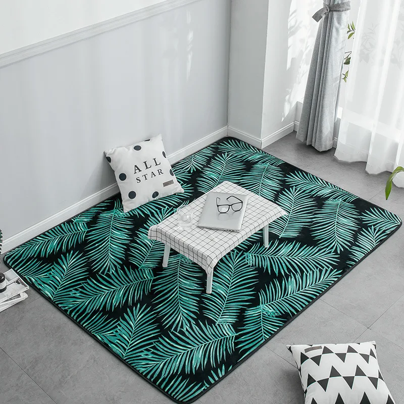 Радужные Мультяшные жирафы ковры для гостиной Детская игровая палатка напольный