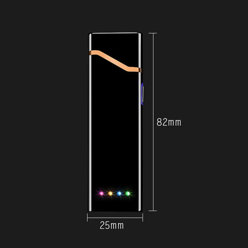 НОВАЯ тонкая Usb зарядка Зажигалка сенсорная Сенсорная Электронная для сигарет